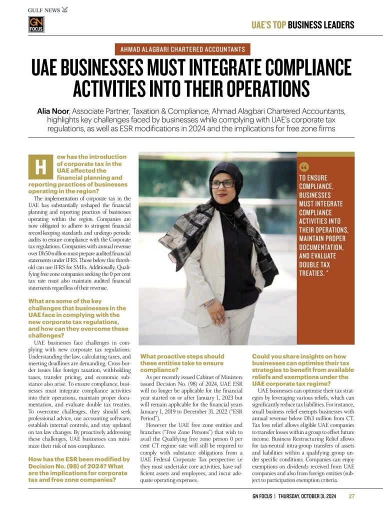 Top UAE Business Leader 2024 — Gulf News